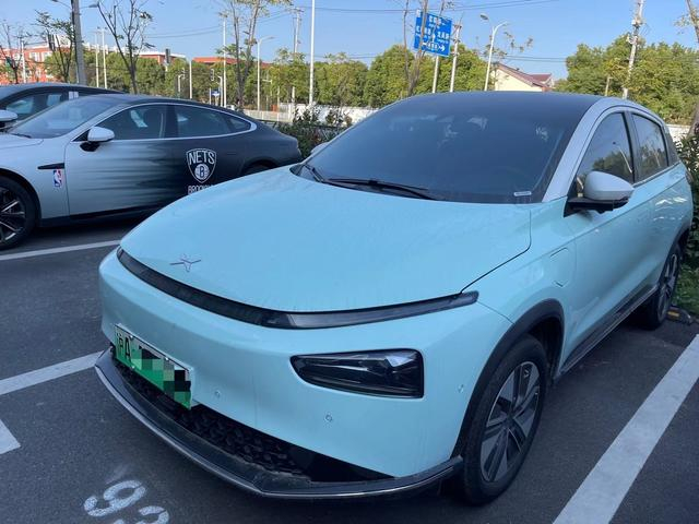 涉事小鹏G3i 520N型号新能源汽车。本文图片除署名外均为澎湃新闻记者 冯茵伦 图