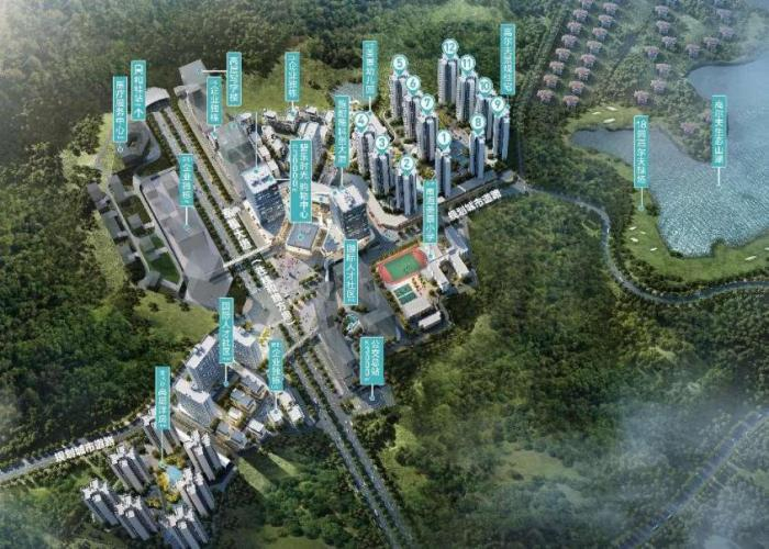 （碧桂园·广佛里智慧慢城效果图）