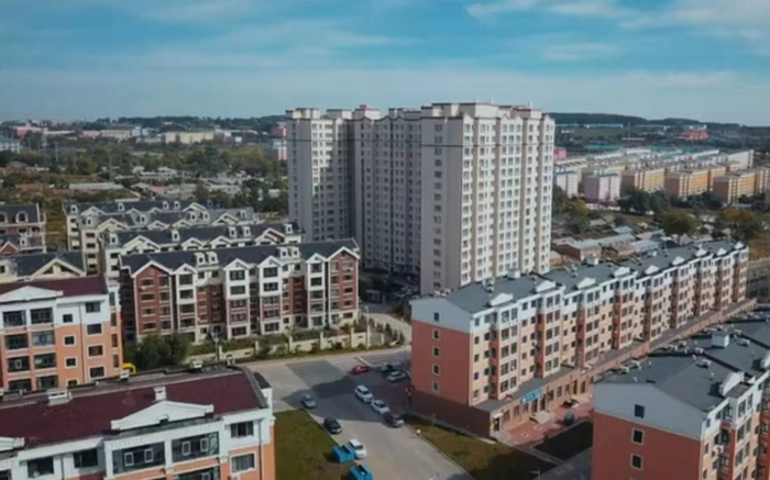 秦潇越在鹤岗拍摄的房子。受访者供图