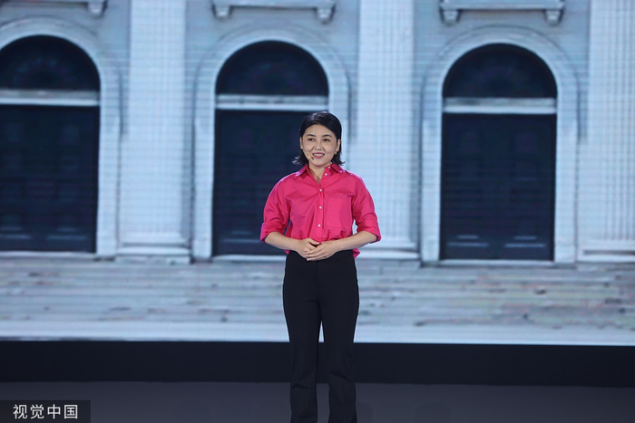 2022年11月1日，颜宁参加深圳全球创新人才论坛。&nbsp; 视觉中国 图