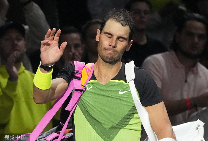 纳达尔巴黎大师赛一轮游。