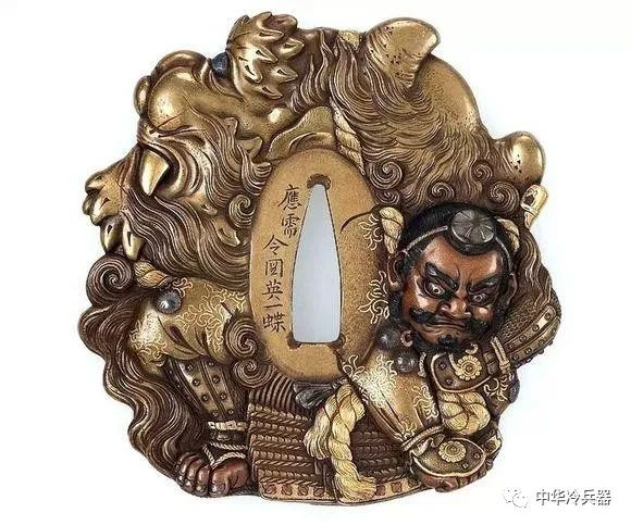 方寸之间见真功夫,日本刀的雕刻艺术——刀镡_新浪新闻