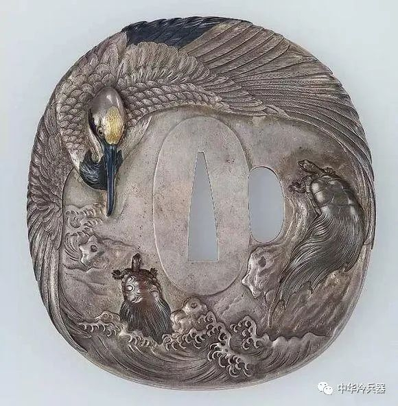 方寸之间见真功夫,日本刀的雕刻艺术——刀镡_新浪新闻
