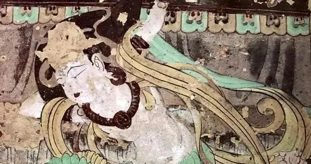 敦煌第112窟“反弹琵琶”局部 