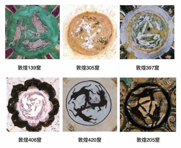 敦煌现存三兔共耳图案的洞窟为18个
