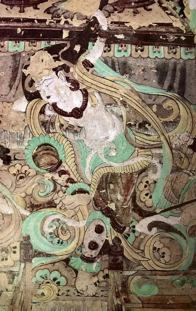 敦煌第112窟“反弹琵琶”局部 