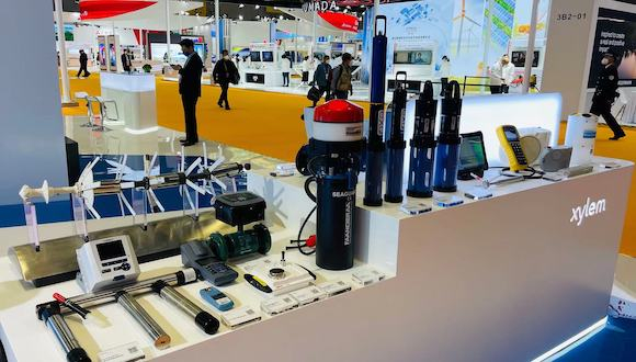 赛莱默展台，图片来源：赛莱默