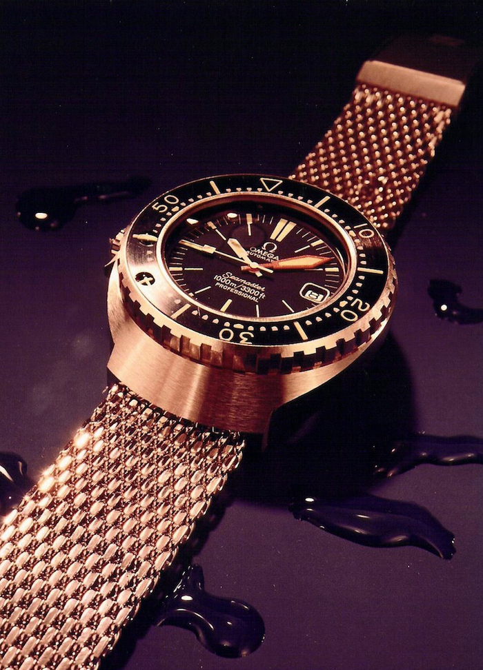 1971年，欧米茄海马系列1000米潜水表问世。