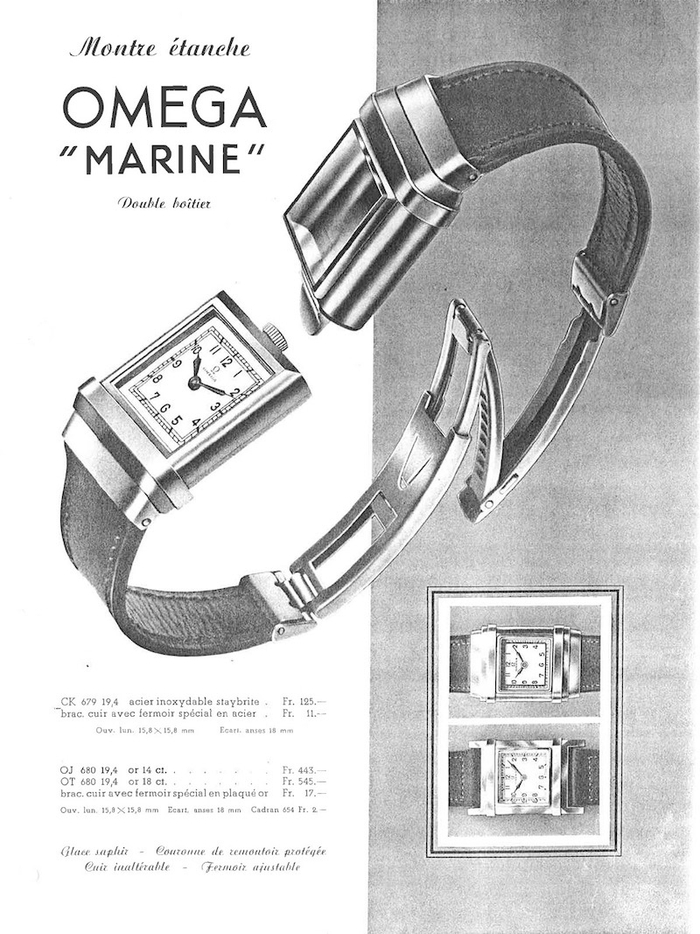 1932年，欧米茄推出首款市售潜水表——欧米茄Marine腕表。