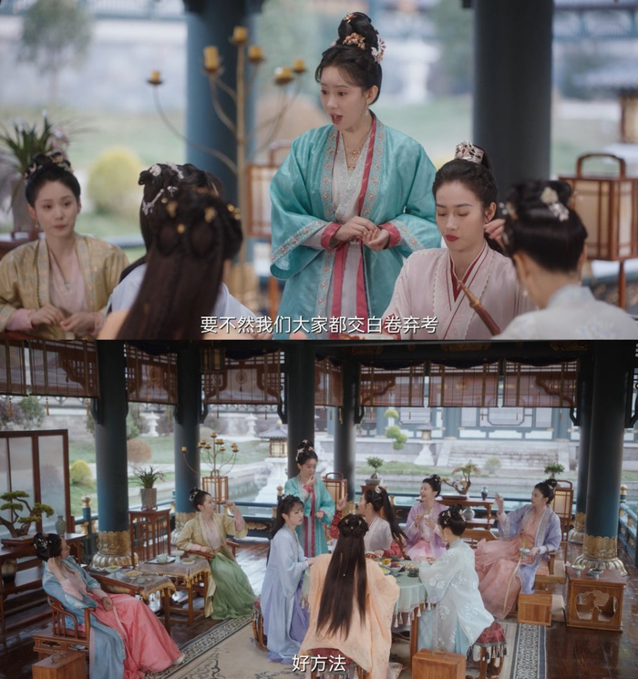 为了让李薇考第一，姐妹们打算交白卷。