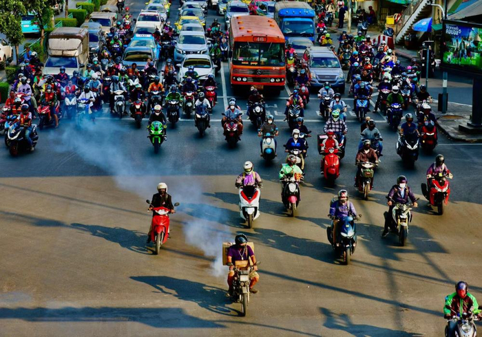  曼谷街头。新华社记者 姚大伟 摄