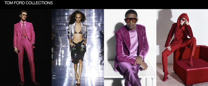 图片来源：Tom Ford官网截图