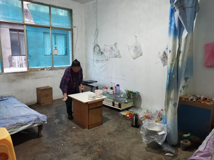 　汪祥慧母子租住的地方。