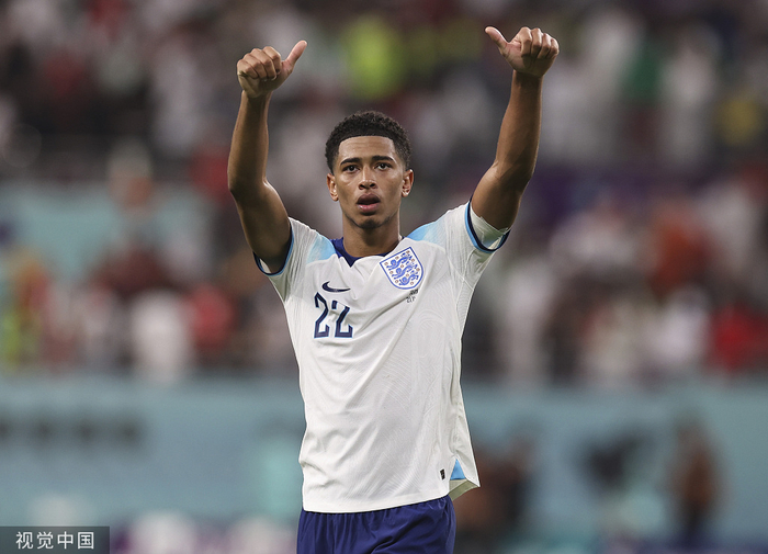 贝林厄姆成为首位在世界杯进球的00后。