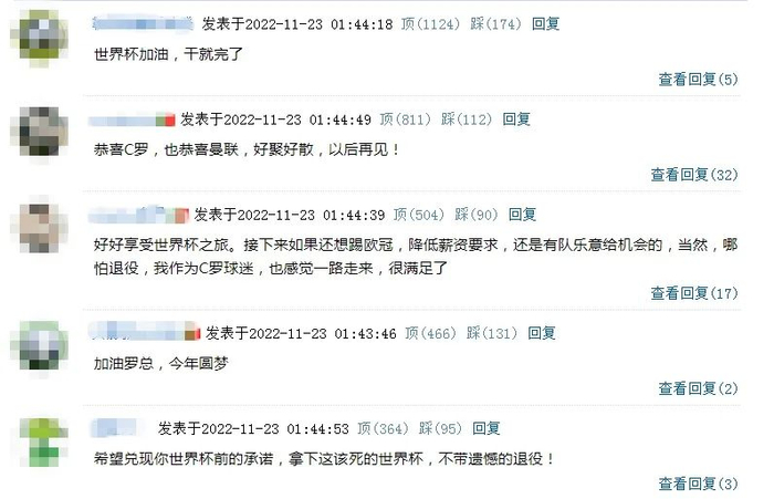 图片来源：网友评论截图