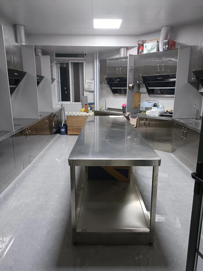 改造后的公共厨房。西城消防供图