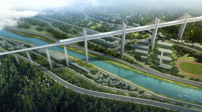 渝西高铁效果图