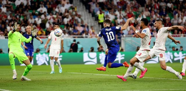 普利西奇打进制胜球。新华社供图