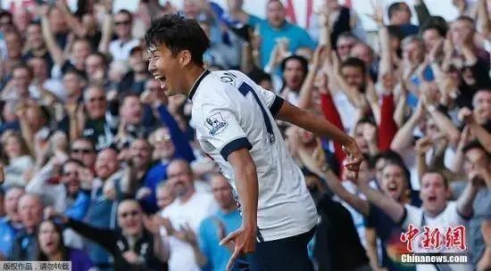　资料图：孙兴慜打入英超处子球