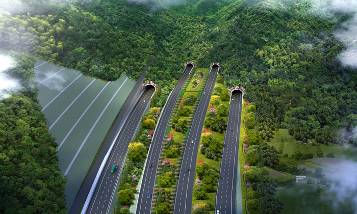 大溪岭隧道效果图