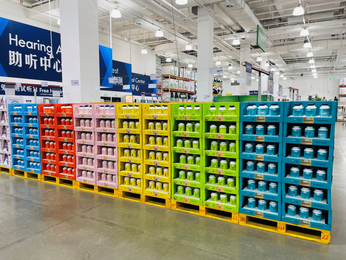 ▲在山姆实体店买到的商品同样可以通过线上渠道快速收货。