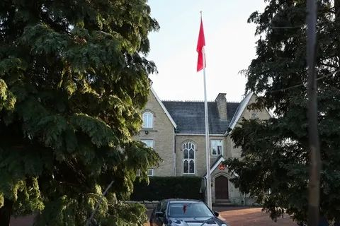 中国驻曼彻斯特总领馆 资料图。图源：视觉中国