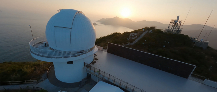 ▲到西涌天文台等待“最美星空”的惊艳。