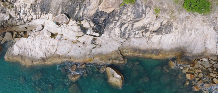 ▲大鹿港段“最美海岸线”。