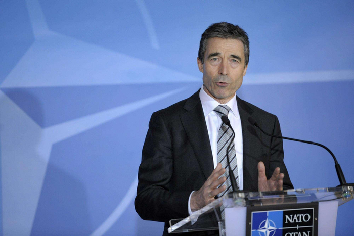 ▲曾任北约秘书长的拉斯穆森，不仅是丹麦前首相，如今在丹麦新内阁中也举足轻重。图/新华社