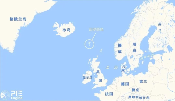 躲在苏格兰西北部，藏在冰岛与挪威之间。基于PIE-Engine Studio制图