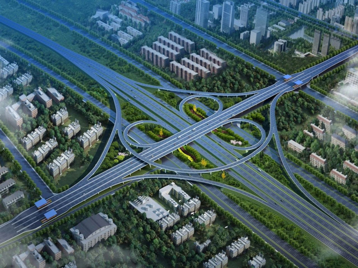 互联互通科技二路项目效果图