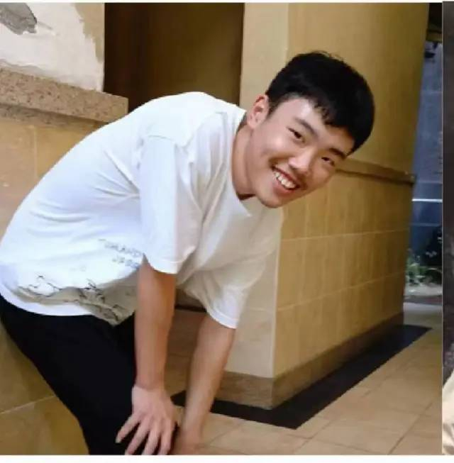 △ 暑假，李连英给刚打完乒乓球的儿子拍下这张照片，图/受访者提供