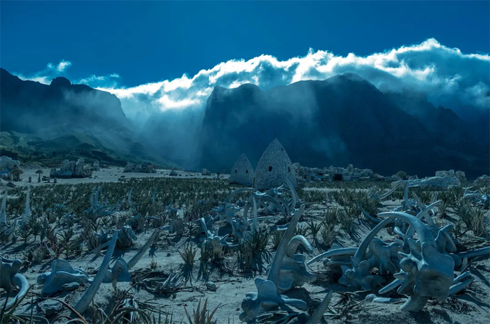 《异星灾变》中荒凉死寂的星球