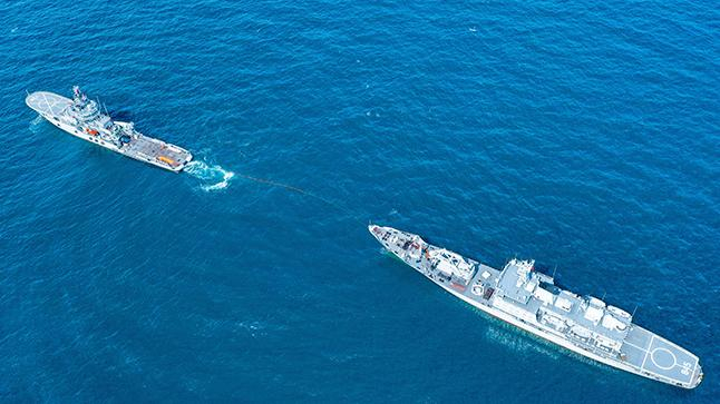 8月中旬，北部战区海军某支队开展实战化训练。中华人民共和国国防部网站 资料图