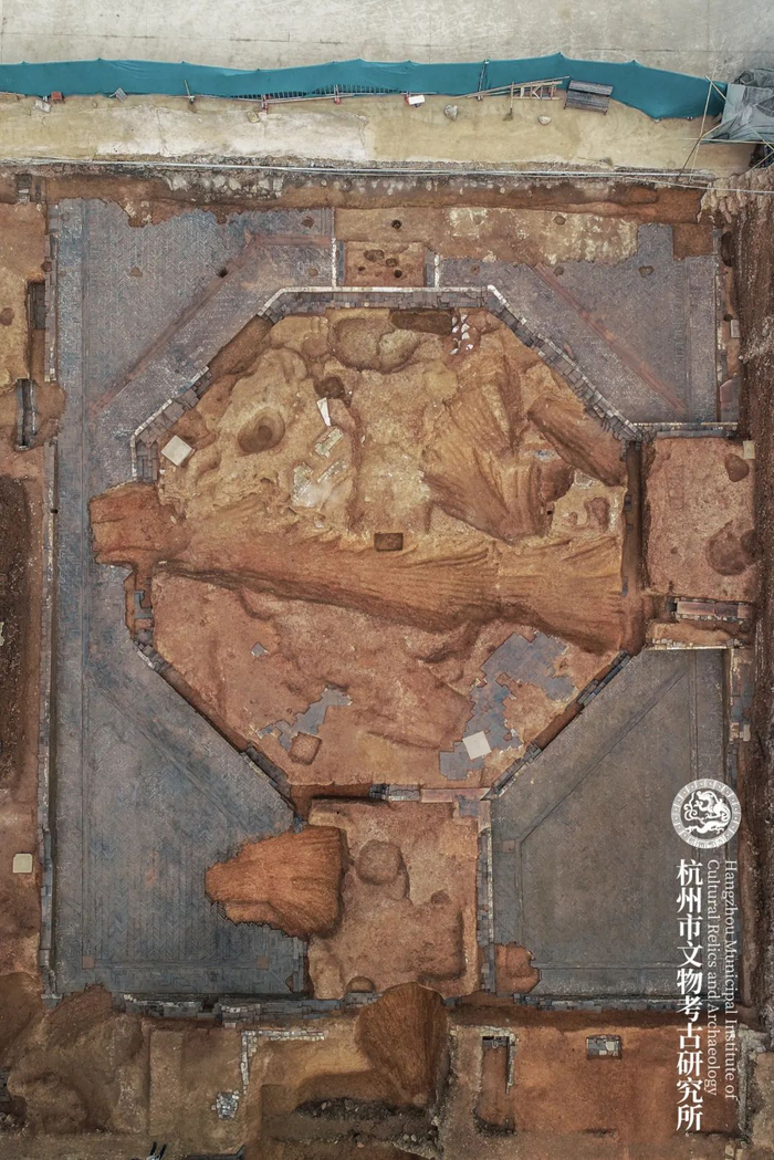 A地段第一期八边形台基及天井