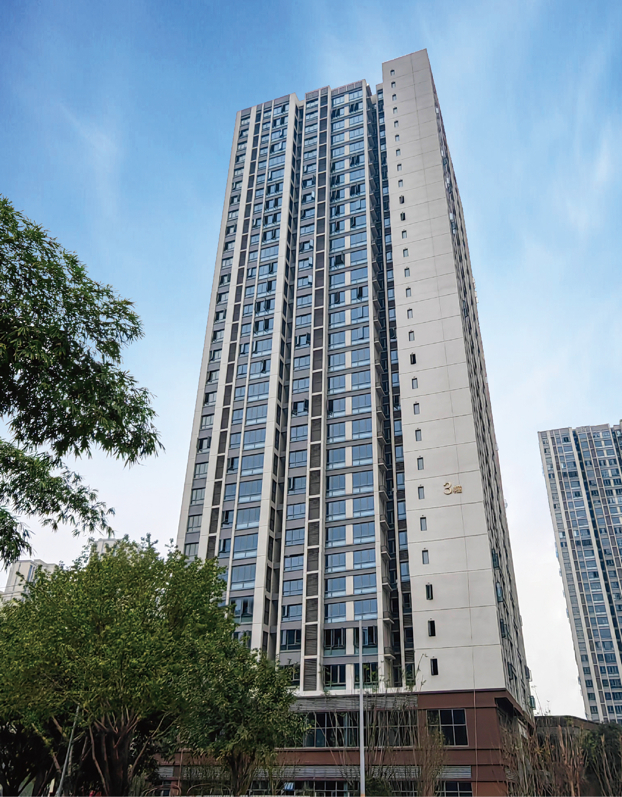 ▲融汇温泉城未来里3号楼实景