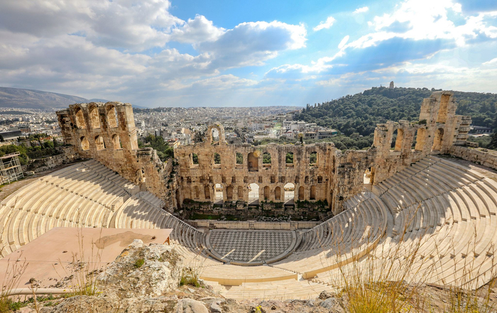 雅典古希腊剧场