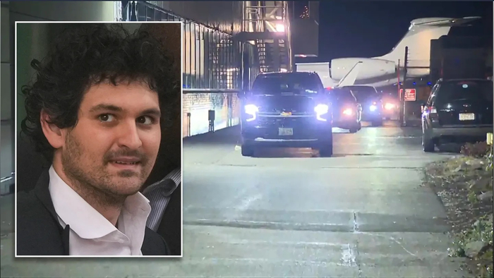 一辆车队从纽约Westchester机场运送班克曼-弗里德。图片来自Joe Raedle/Getty Images