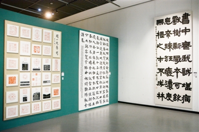 2021中国美院毕业展，部分场馆展出的作品。 