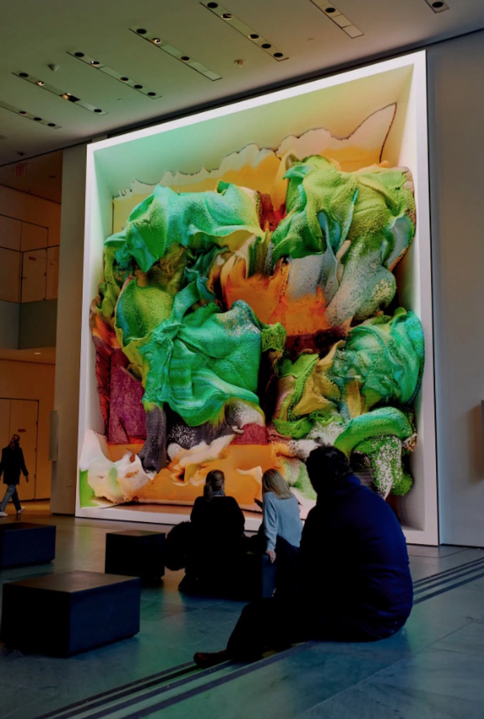 阿纳多尔，《无人监控》项目，展览现场