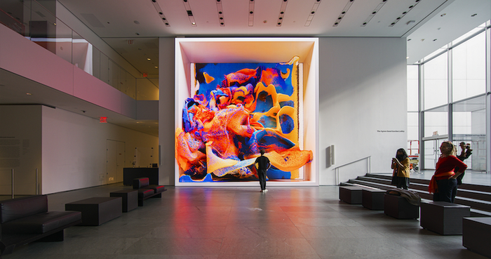 阿纳多尔，《无人监控》项目，展览现场