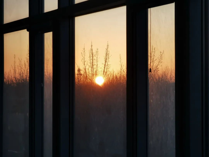 入院25天后看到的第一个日出&nbsp; 图/受访者提供