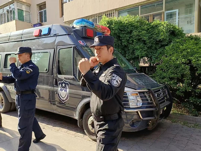 贾海亮训练照。受访者供图