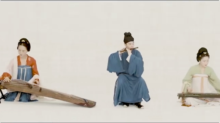 创意乐团@自得琴社 真人演绎古画，让我们在今天也能听到千年前的遗响。