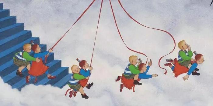 绘本《给布鲁诺的书》插图。（图源：魔法象）