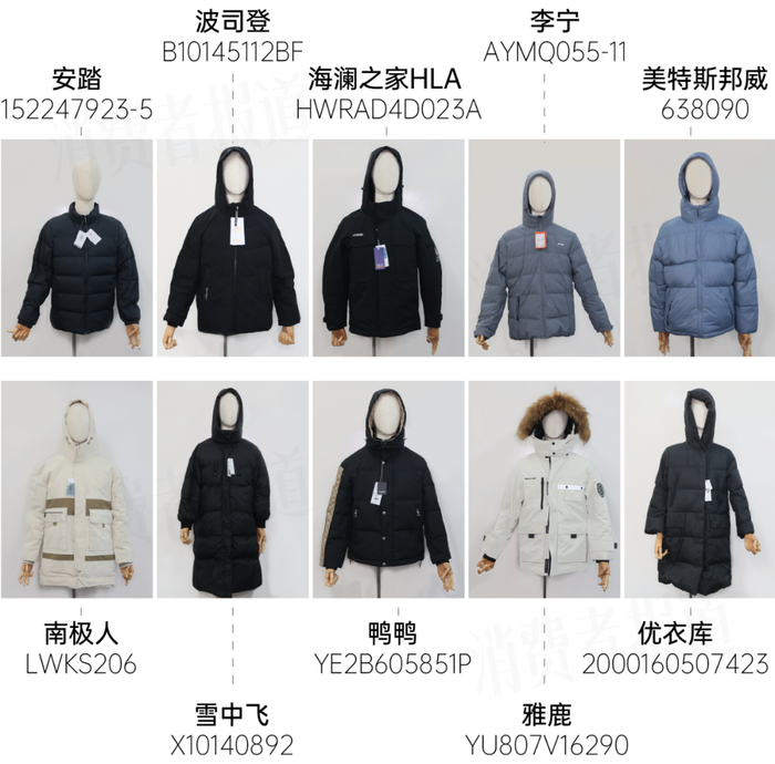 ▲10款羽绒服
