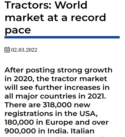 意大利农机制造协会的相关文章