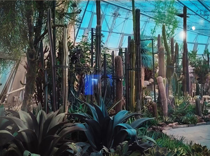 展览现场，史国威《有风景的房间》