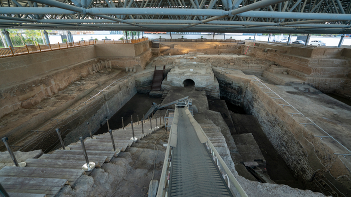 州桥遗址西侧探方（州桥遗址考古队供图）