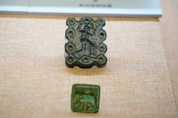 和田博物馆藏 大象纹画押 唐代